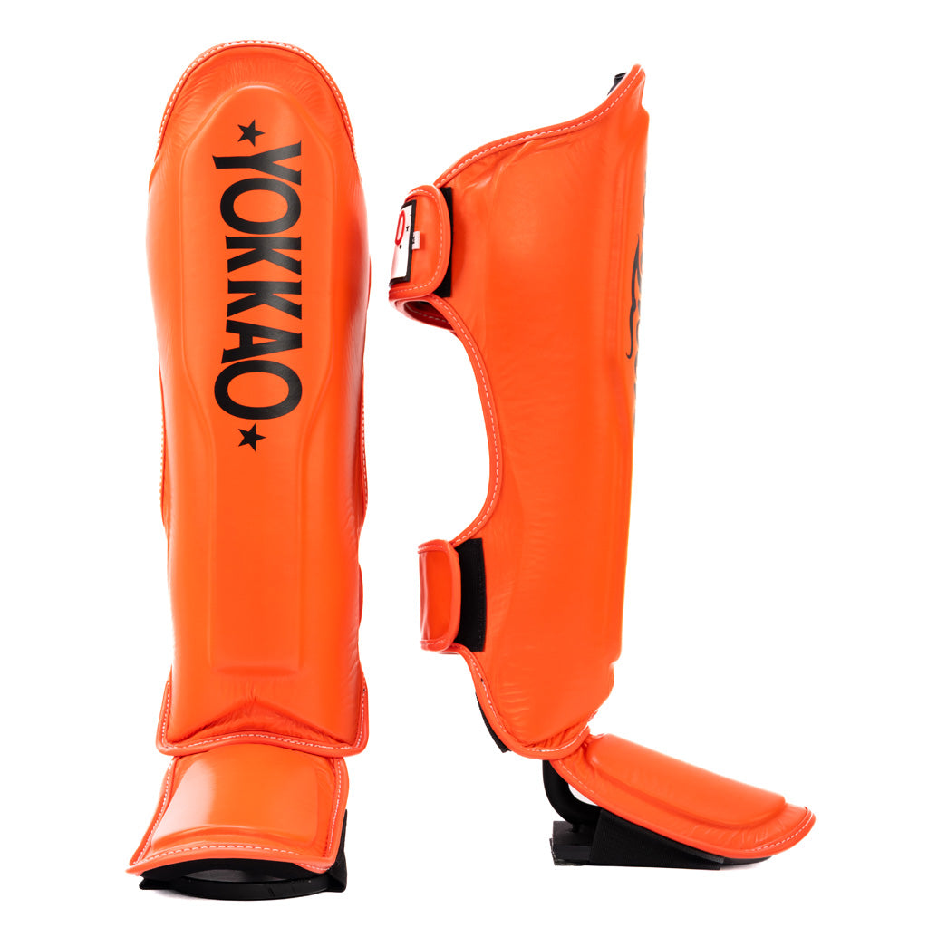 YOKKAO Legacy Shin Guards | Premium Leather Made in Thailand