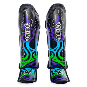 Flames Shin Guards
