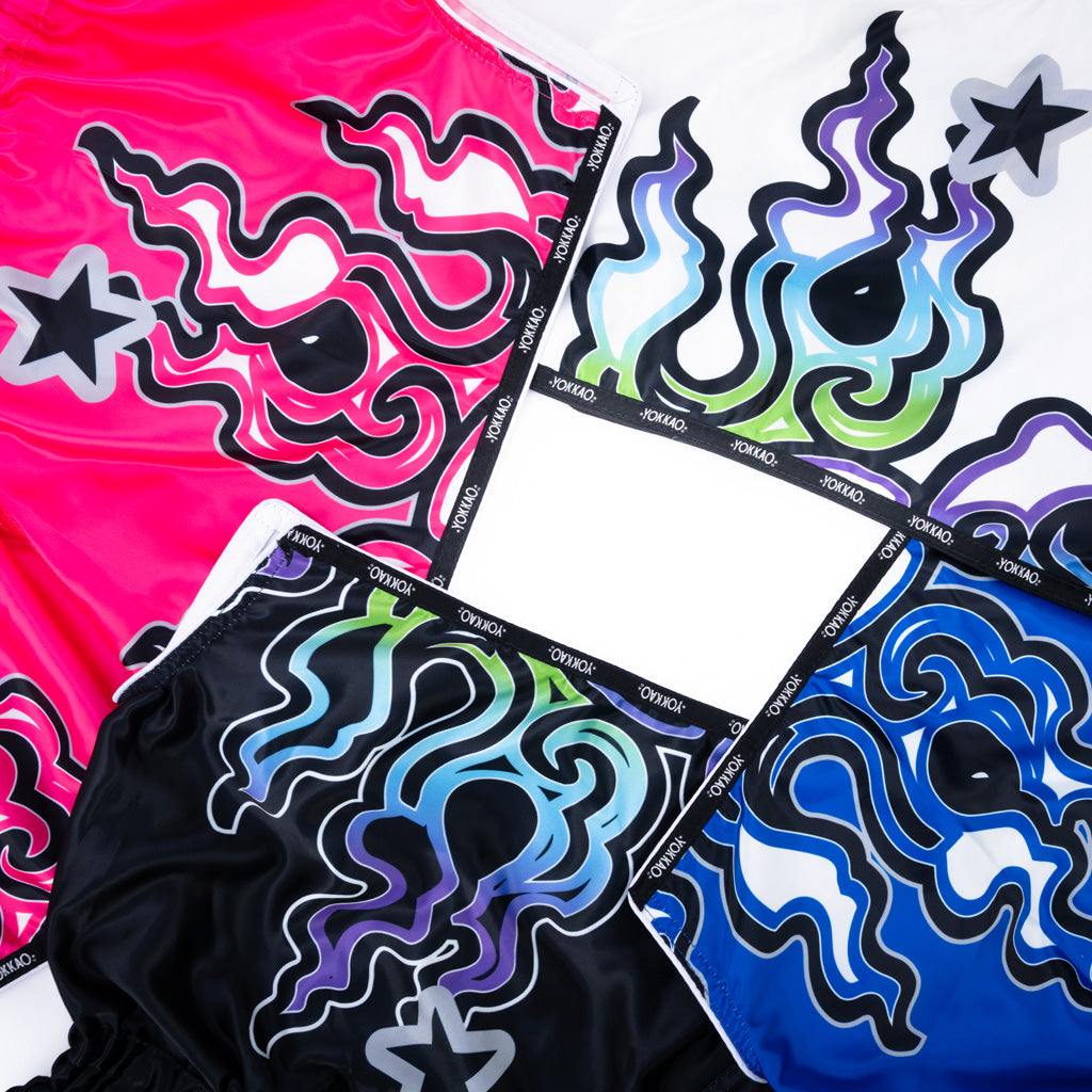Flames Muay Thai Shorts-shorts-carbonfit-new-yokkao-dollar-YOKKAO Europe