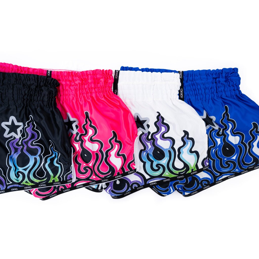 Flames Muay Thai Shorts-shorts-carbonfit-new-yokkao-dollar-YOKKAO Europe