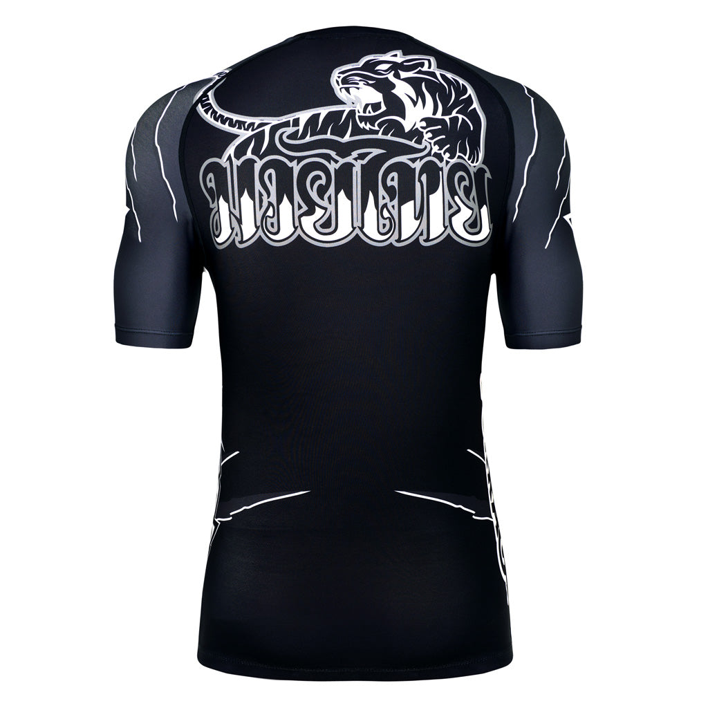 Scratch-Kompressions-Rashguard-Kurzarmshirts