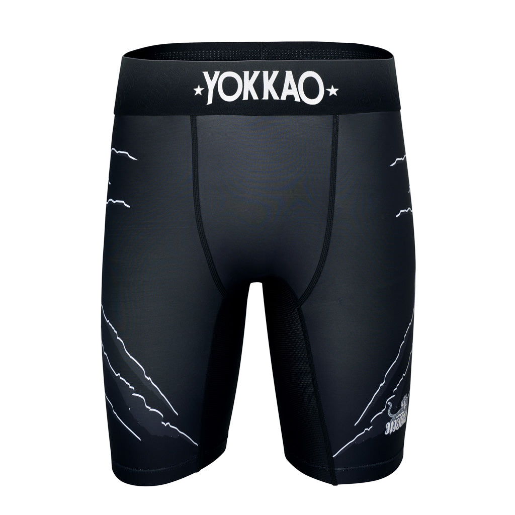 Short MMA à compression anti-rayures