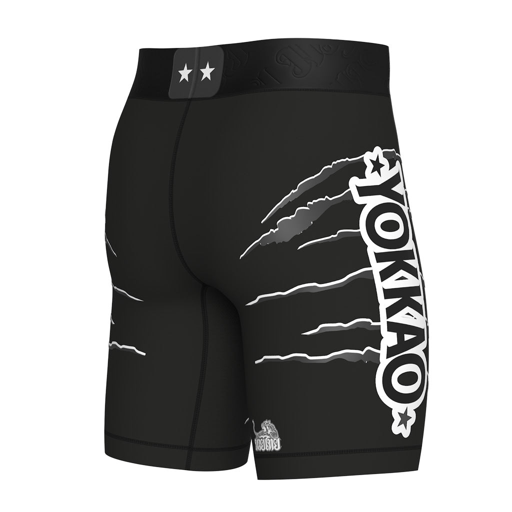 Short MMA à compression anti-rayures