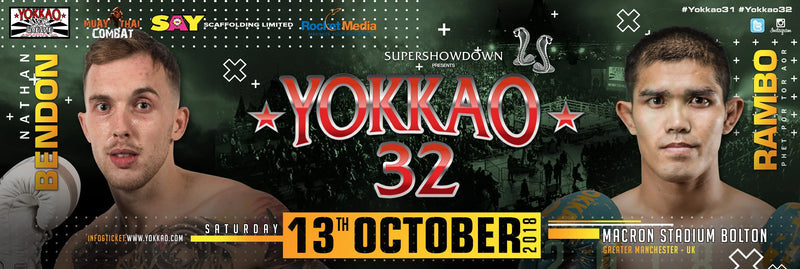 YOKKAO 32 event slide poster