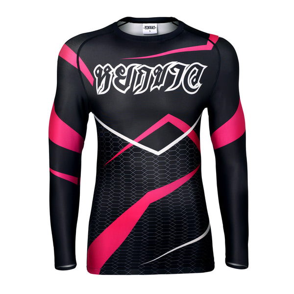ボクシング Yokkao Rashguard LongSleeve Sz.M Original Compression Rashguard Long Sleeve Shirts FITNESS | YOKKAO