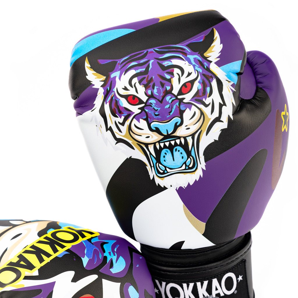 YOKKAO Angry Tiger Boxing Gloves | Premium Muay Thai Gear | YOKKAO EU