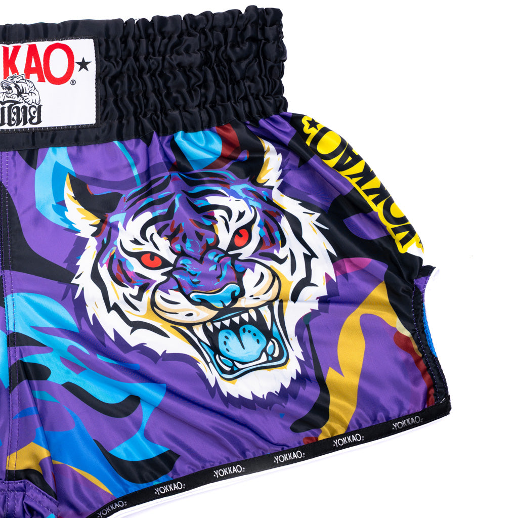 YOKKAO ムエタイパンツ「ANGRY TIGER」 Lサイズ YOKKAO Angry Tiger Muay Thai Shorts | Premium Muay Thai Fightwear