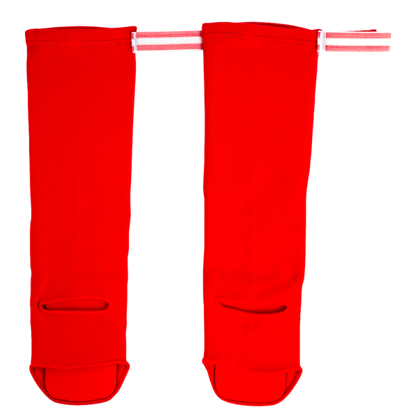 Muay Thai Boxing Shin Guards rote Baumwolle