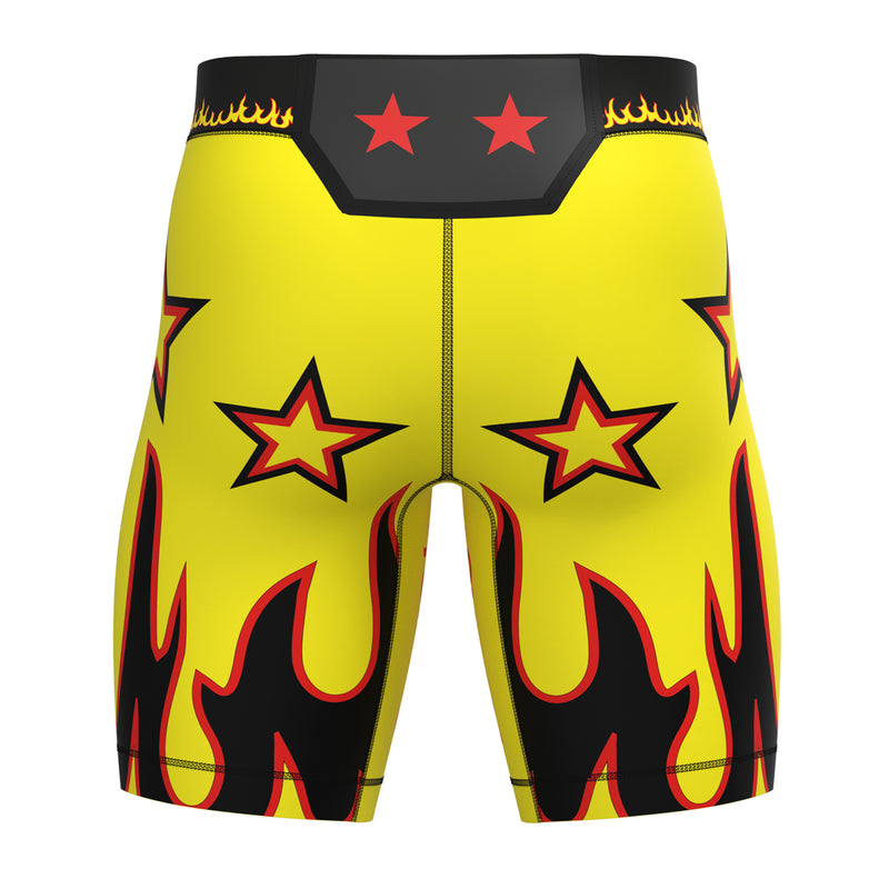 Pantaloncini MMA Compression Flames