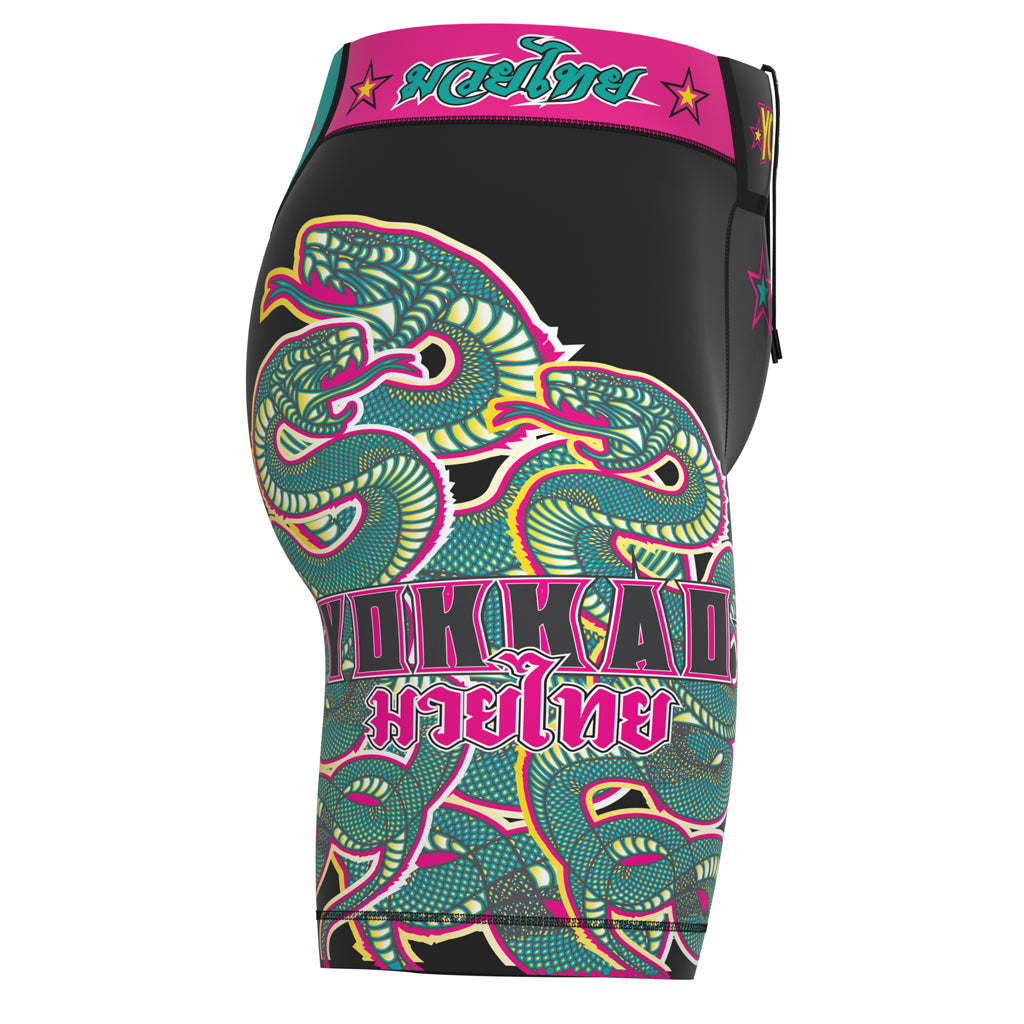 Pantaloni da MMA a compressione serpente
